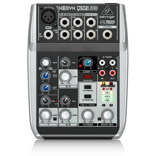 百灵达（Behringer） Q502USB 调音台专业 家庭娱乐 舞台 会议室 带声卡功能