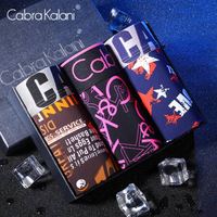 cabrakalani男士内裤男平角裤3条装中腰U凸男式短裤头四角男内裤L