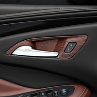 小忙牛（Mcow）适用别克昂科威装饰改装内饰中控台面板档位手刹旋钮亮条片桃木纹 昂科威 桃木纹 内拉手框