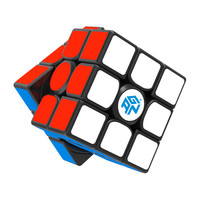 GAN魔方356AIR三阶(黑色全亮贴纸版)专业速拧竞技比赛专用顺滑益智玩具进阶版玩具套装