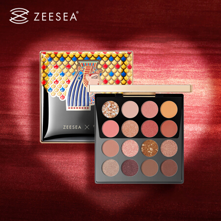 zeesea 滋色埃及十六色眼影盘03绝代艳后19.