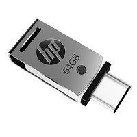 HP 惠普 X系列 X5000m USB 3.1 U盘 银色 64GB USB/Type-C