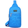 威豹（WINPARD）胸包男女单肩斜挎包 便携式户外休闲运动包小挎包 96012粉蓝色
