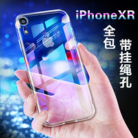 ESCASE 苹果iPhoneXR手机壳手机套 iphone手机壳6.1英寸强保护防摔款女 苹果手机套透明硅胶软壳简约