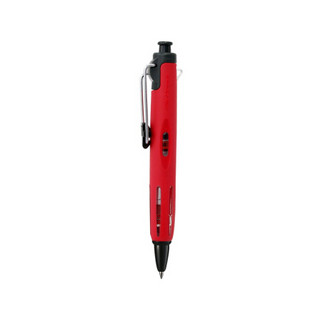 日本蜻蜓（Tombow）气压油性圆珠笔 0.7mm加压圆珠笔 学生用气压原子笔油笔 BC-AP32红色杆银夹