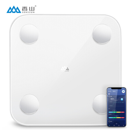 SENSSUN香山智能体脂秤 电子秤家用精准体
