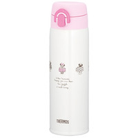 膳魔师(THERMOS)真空不锈钢保温杯 保冷水壶水杯 婴幼儿童调乳专用杯子JNX-500DS LP 500mL 粉色