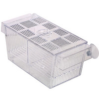  疯狂水草 crazy aquatic plants s s 鱼缸隔离盒 水族箱繁殖盒 孔雀鱼孵化盒 热带鱼产卵 BB-03