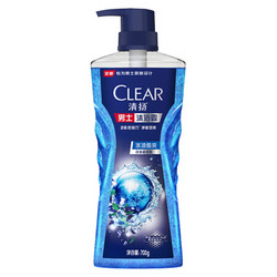 CLEAR 清扬 男士冰凉酷爽型平衡控油沐浴露 600ml