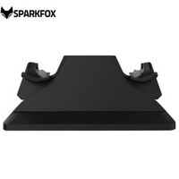 闪狐 (SparkFox) PS4 PRO/SLIM原装无线游戏手柄双充电底座充电器PlayStation配件 黑色