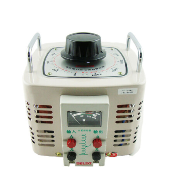 德力西单相交流接触式自耦调压器 tdgc2-1kw/1kva/1000w 输入电压220v