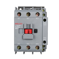 DELIXI德力西CJX2s-4011交流接触器辅助触头1常开+1常闭220V线圈 家用 接触式继电器40A