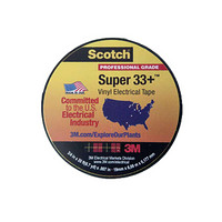 3M Scotch Super33+特优型pvc电工电气绝缘胶带汽修家装黑色 19mm*6m（单卷装） 新老包装随机发