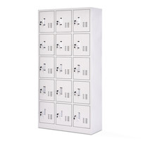 中伟十五门更衣柜铁皮柜浴室衣柜员工出无柜鞋柜多门柜碗柜龙湖定制款