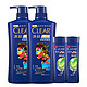  京东PLUS会员：CLEAR 清扬 运动专研系列 深海劲透型男士洗发水 720g+100g（赠同款720g+100g） *2件　