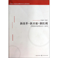 上海市人民政府发展研究中心系列报告·新改革·新开放·新红利：中国经济分析2013-2014