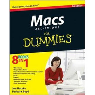 Macs All-in-One For Dummies (For Dummies (Computer/Tech))[Macs 全功能达人迷，第3版]