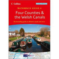 Four Counties & the Welsh Canals: Waterways Guide 4 [Spiral-bound]