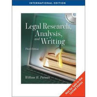 Legal Research Analysis and Writing International Edition