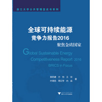 全球可持续能源竞争力报告2016：聚焦金砖国家