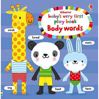 Baby's Very First Playbook Body Words Usborne英文原版