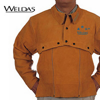 威特仕 / WELDAS 44-2020 金黄色纯牛皮皮围身51cm长皮围身与开背式焊服配套使用 1件