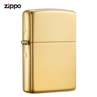 ZIPPO 之宝 镜面黄铜 煤油防风火机