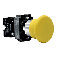 施耐德电气 XB2B 黄色 金属 按钮 XB2BC51C 40mm蘑菇头按钮