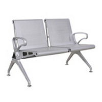 沃盛 FH-WS07-2x 钢制排椅公共休息排椅银行等候车站等候椅 两人位
