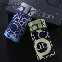 cabrakalani男士内裤内裤男平角裤时尚透气莫代尔四角裤2条装1022混色A组合XXL