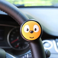 卡莱饰 汽车方向盘助力球 辅助转向省力汽车用品 可爱小熊