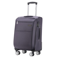 Surelaptop 万向轮拉杆箱28英寸男女商务公文电脑旅行箱行李箱子防泼水耐磨托运箱 9716-28大容量 灰色
