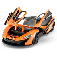 RASTAR 星辉车模 1:24合金迈凯伦McLarenP1仿真跑车模型收藏汽车摆件配件 橙色
