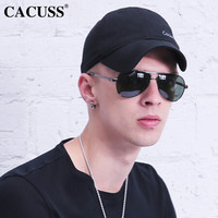 CACUSS B0091 棒球帽子男士户外休闲帽女精致刺绣鸭舌帽情侣款 黑色灰字 可调节