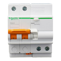 施耐德电气 EA9R 2P 电子式 6KA EA9RN2C630C 微断漏电保护断路器(少量库存,量大请联系客服)