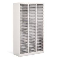 中伟A4文件柜A4纸柜效率柜抽屉式文件柜整理柜资料柜铁皮柜零件柜45抽无门