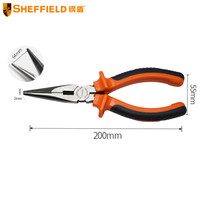 钢盾 SHEFFIELD S044006 高档美式尖嘴钳8
