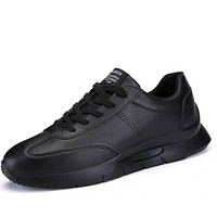 OKKO男士休闲鞋韩版板鞋运动跑步鞋子男鞋 G133 黑色 43码