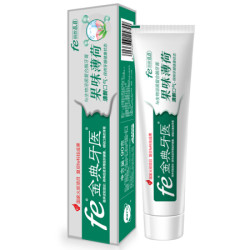 fe金典牙医 生物酶干刷牙膏专业清新口气90g（果味薄荷）酶指数8.8有效缓解口腔异味口臭 *3件