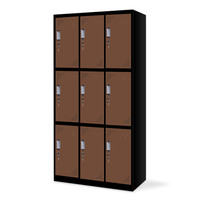  ZHONGWEI/中伟 GYG-46 多门 更衣柜 锁  咖啡色 3层