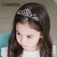 奇美拉(CHIMERA)发饰头饰宝宝的爱女童扎发梳儿童皇冠水钻发插可爱小皇冠装饰发箍