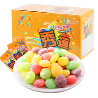 中国台湾进口 秀逗爆酸水果糖 甜橙味15g*12袋/盒 进口糖果 休闲食品硬糖 怀旧零食小吃