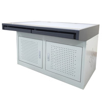 奈高NG钢制讲台操作台小区监控台公司调度台工作台指挥台两人位1200*750*900mm