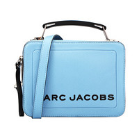 MARC JACOBS 马克·雅可布 女士Box系列海蓝色牛皮单肩包斜挎包 M0014841966