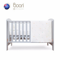 BOORI 哈博婴儿床围4件套床上用品宝宝棉品棉档布奶白BT-HACBS/65120