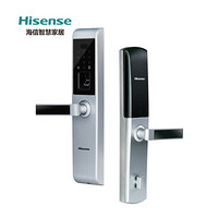 海信（Hisense）智能锁指纹锁C级智能锁芯防盗门锁智能门锁电子锁APP遥控E3C皓月银