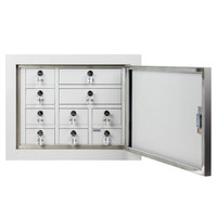 钱柜手机存放屏蔽柜 政府单位学校考场会议科研机构电子设备信号屏蔽柜 10格大壁挂式（6.5英寸手机）
