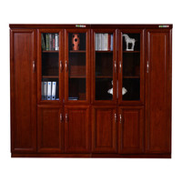 苏美特书柜木质资料柜办公柜档案柜六门文件柜
