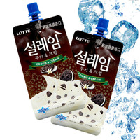 乐天 LOTTE 冰淇淋 经典雪来淋雪糕 曲奇味 126g*2/盒