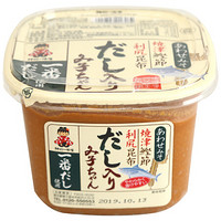 日本进口 神州一 美子鲣鱼昆布味噌 酿造味增酱 味噌大酱汤调味料850g